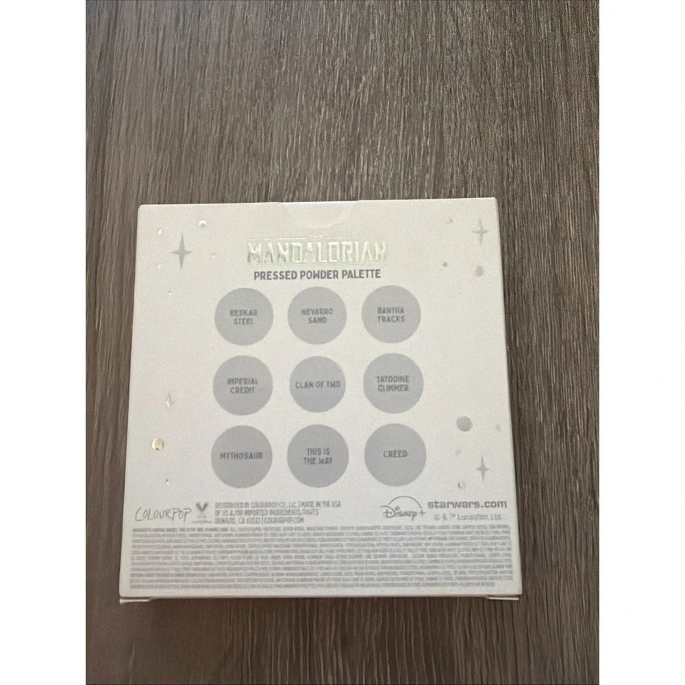 COLOURPOP The Mandalorian STAR WARS Eyeshadow Palette 9 Shades Disney NEW IN BOX